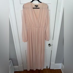 Pink Lulus Maxi Dress